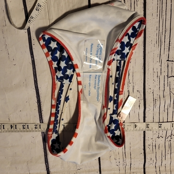 Victoria's Secret Strappy 4th of July Swim Bottom Size M - Picture 7 of 8